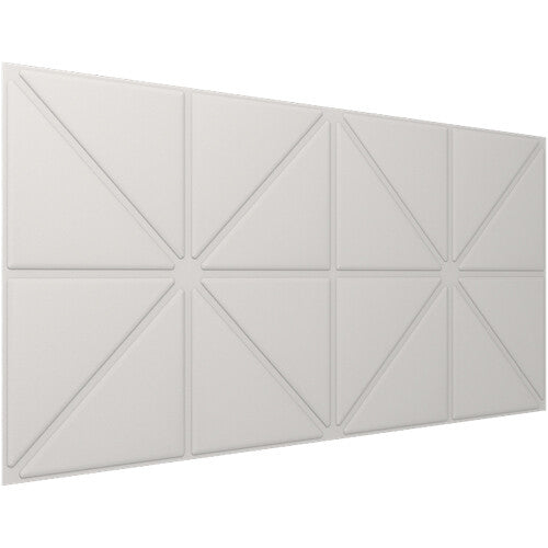 Vicoustic VicWallpaper VMT Triangles (Light Gray, 46.85 x 23.43 x 0.39", 8-Pack)