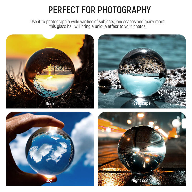 Neewer K9 Photography Crystal Ball Set (60/80/100mm)