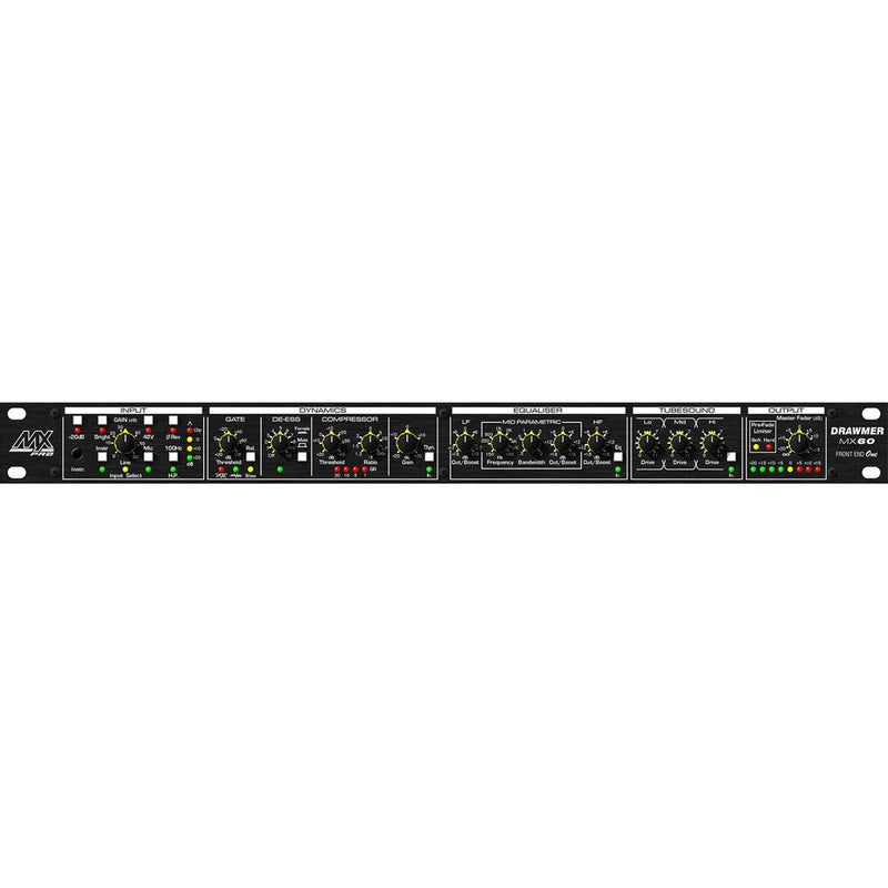 Drawmer MX60-Pro Front End One All-In-One Preamp/DI/Gate/EQ/Compressor Unit