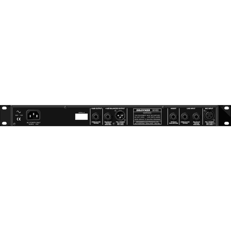 Drawmer MX60-Pro Front End One All-In-One Preamp/DI/Gate/EQ/Compressor Unit