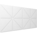 Vicoustic VicWallpaper VMT Acoustic Wallpaper Triangle 60 (Natural White, 46.85 x 23.43 x 0.39", 8-Pack)