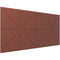 Vicoustic VicWallpaper VMT Triangles (Brown, 46.85 x 23.43 x 0.39", 8-Pack)