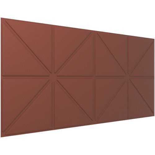 Vicoustic VicWallpaper VMT Triangles (Brown, 46.85 x 23.43 x 0.39", 8-Pack)