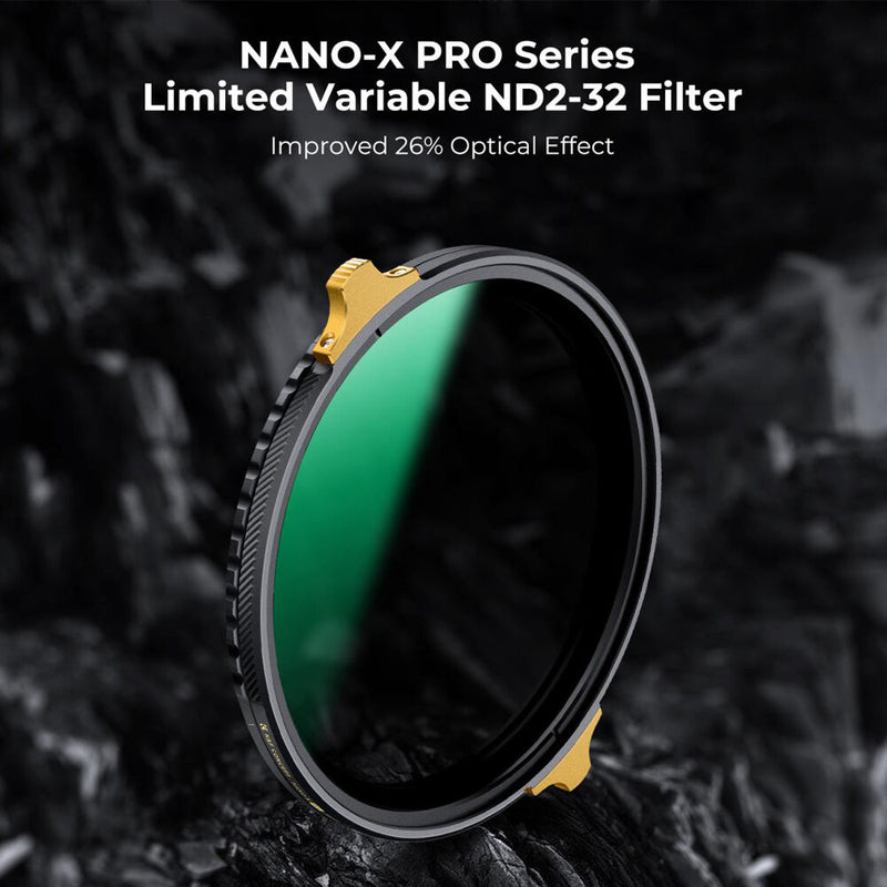 K&F Concept Nano-X Pro Series ND2-32 Filter (72mm, 1 to 5-Stop)