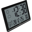 Explore Scientific Jumbo Display Wall Clock with Weather Forecast