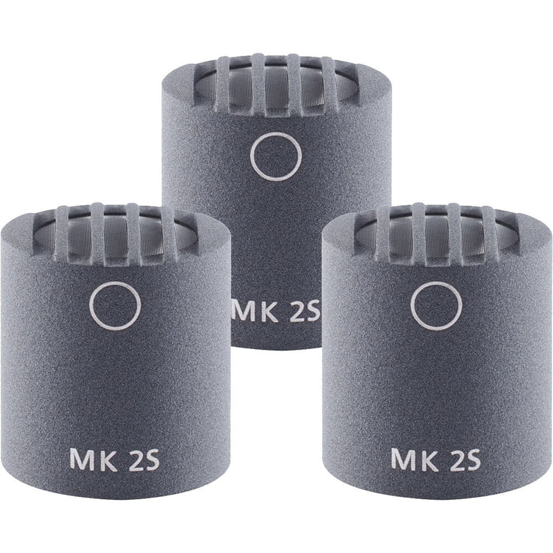 Schoeps MK 2S Microphone Capsule (Matched Trio, Matte Gray)