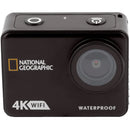 Explore Scientific National Geographic 4K Waterproof Action Camera with Wi-Fi (Black)