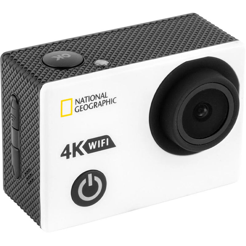 Explore Scientific National Geographic 4K Action Camera with Wi-Fi (White)