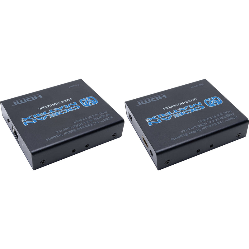 Ocean Matrix HDMI 1 x 2 Extender Splitter Set with Loop Out, POC & IR Functions