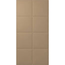 Vicoustic VicWallpaper VMT Square 30 (Beige, 46.85 x 23.43 x 0.39", 8-Pack)