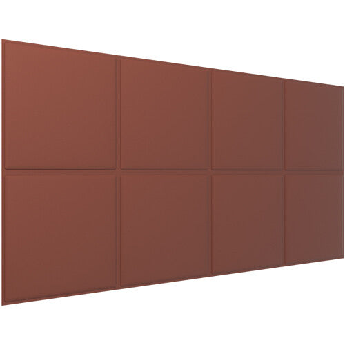 Vicoustic VicWallpaper VMT Square 30 (Brown, 46.85 x 23.43 x 0.39", 8-Pack)