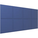 Vicoustic VicWallpaper VMT Square 30 (Blue, 46.85 x 23.43 x 0.39", 8-Pack)