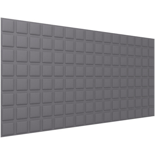 Vicoustic VicWallpaper VMT Square 8 (Gray, 46.85 x 23.43 x 0.39", 8-Pack)