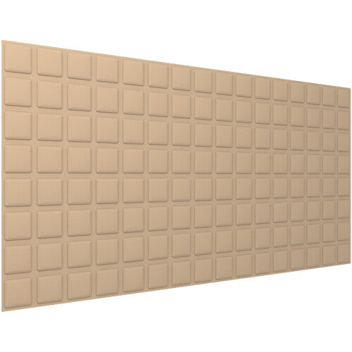 Vicoustic VicWallpaper VMT Square 8 (Beige, 46.85 x 23.43 x 0.39", 8-Pack)