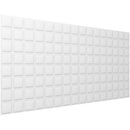 Vicoustic VicWallpaper VMT Acoustic Wallpaper Square 8 (Natural White, 46.85 x 23.43 x 0.39", 8-Pack)