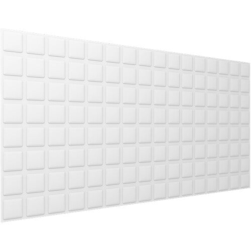 Vicoustic VicWallpaper VMT Acoustic Wallpaper Square 8 (Natural White, 46.85 x 23.43 x 0.39", 8-Pack)