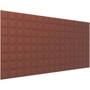 Vicoustic VicWallpaper VMT Square 8 (Brown, 46.85 x 23.43 x 0.39", 8-Pack)