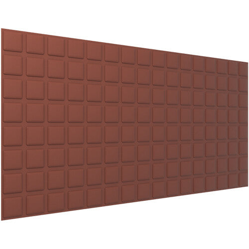 Vicoustic VicWallpaper VMT Square 8 (Brown, 46.85 x 23.43 x 0.39", 8-Pack)