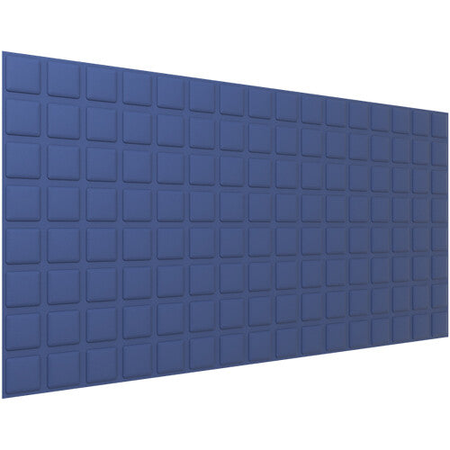 Vicoustic VicWallpaper VMT Square 8 (Blue, 46.85 x 23.43 x 0.39", 8-Pack)