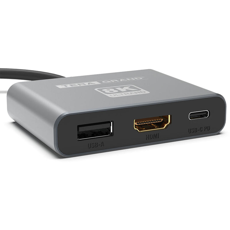 Tera Grand USB-C to USB-A and HDMI 2.1 8K Multiport Adapter