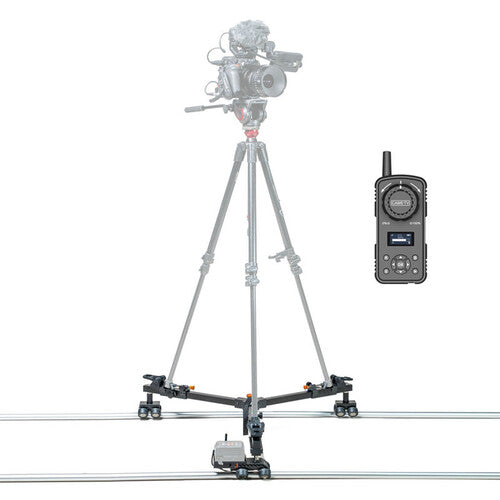 CAME-TV Power Dolly System for Tripods with 8 Straight & 12 Curved Rails