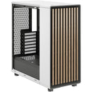 Fractal Design North Mid-Tower Case (Chalk White, Clear Window)