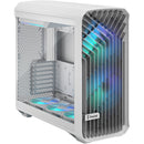 Fractal Design Torrent Mid-Tower Case with Clear Tempered Glass Side Panel and RGB Fans (White)