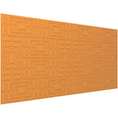 Vicoustic VicWallpaper VMT Symmetric (Pumpkin Orange, 46.85 x 23.43 x 0.39", 8-Pack)