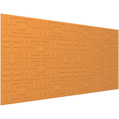 Vicoustic VicWallpaper VMT Symmetric (Pumpkin Orange, 46.85 x 23.43 x 0.39", 8-Pack)