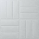 Vicoustic VicWallpaper VMT Acoustic Wallpaper Deck (Natural White, 23.43 x 23.43 x 0.39", 8-Pack)