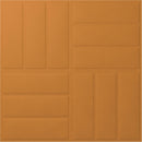 Vicoustic VicWallpaper VMT Deck (Pumpkin Orange, 23.43 x 23.43 x 0.39", 8-Pack)