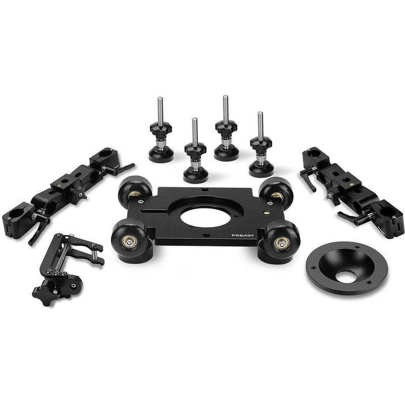 Proaim Polaris Mini Portable Camera Dolly with Universal Track Ends