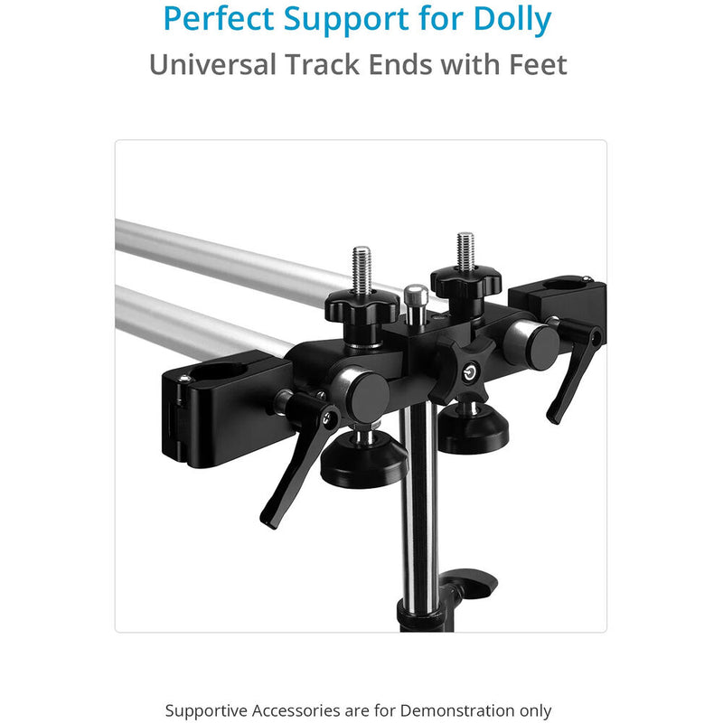 Proaim Polaris Mini Portable Camera Dolly with Universal Track Ends