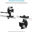 Proaim Polaris Mini Portable Camera Dolly with Universal Track Ends