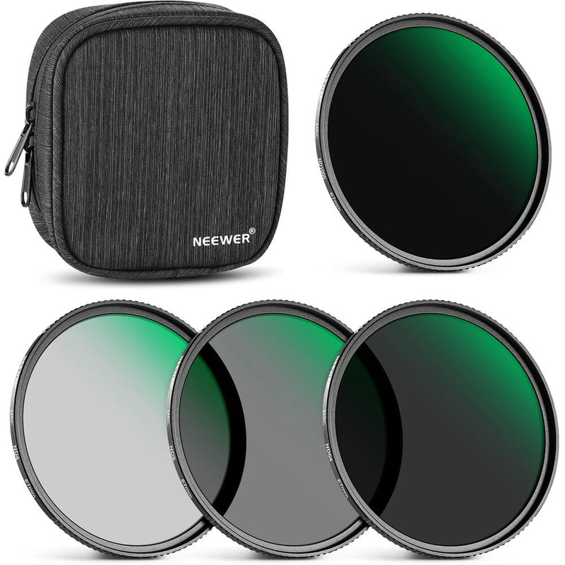 Neewer HD Neutral Density Filter 4-Pack (77mm)