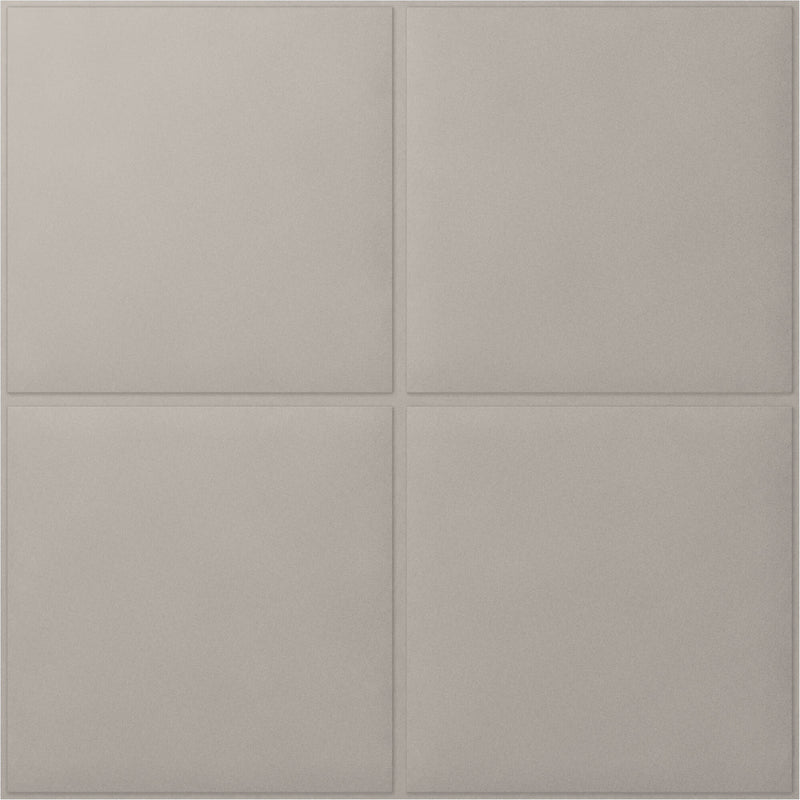 Vicoustic VicWallpaper VMT Square 30 (Light Gray, 23.43 x 23.43 x 0.39", 8-Pack)