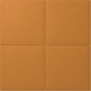 Vicoustic VicWallpaper VMT Square 30 (Pumpkin Orange, 23.43 x 23.43 x 0.39", 8-Pack)