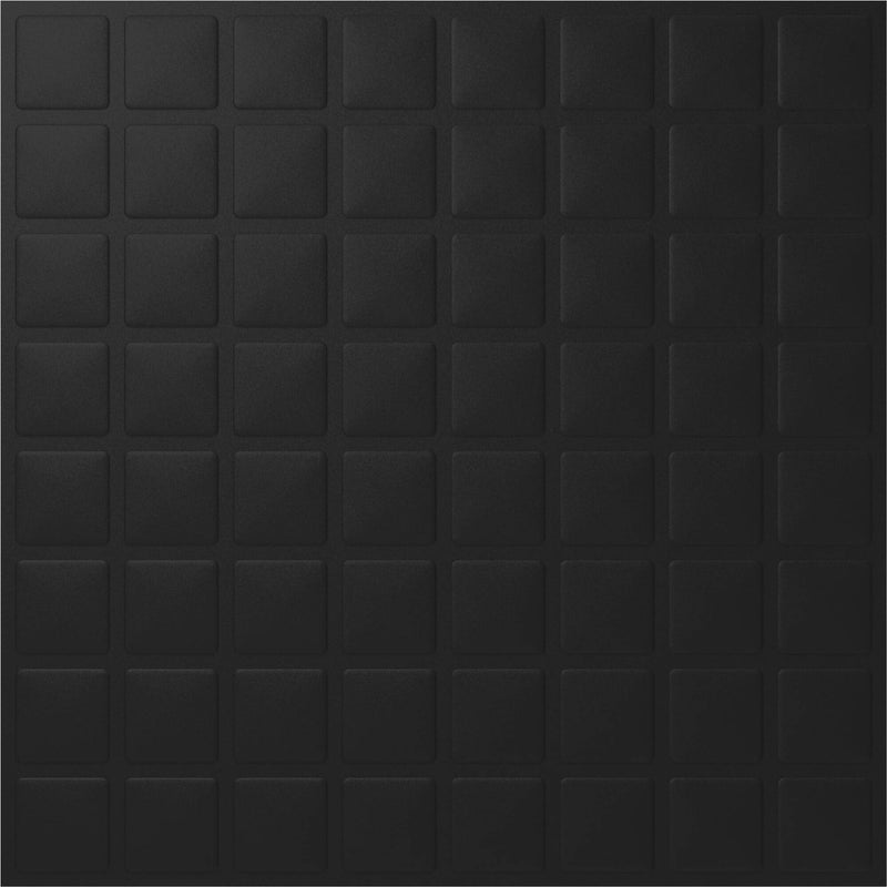 Vicoustic VicWallpaper VMT Square 8 (Blaqck, 23.43 x 23.43 x 0.39", 8-Pack)