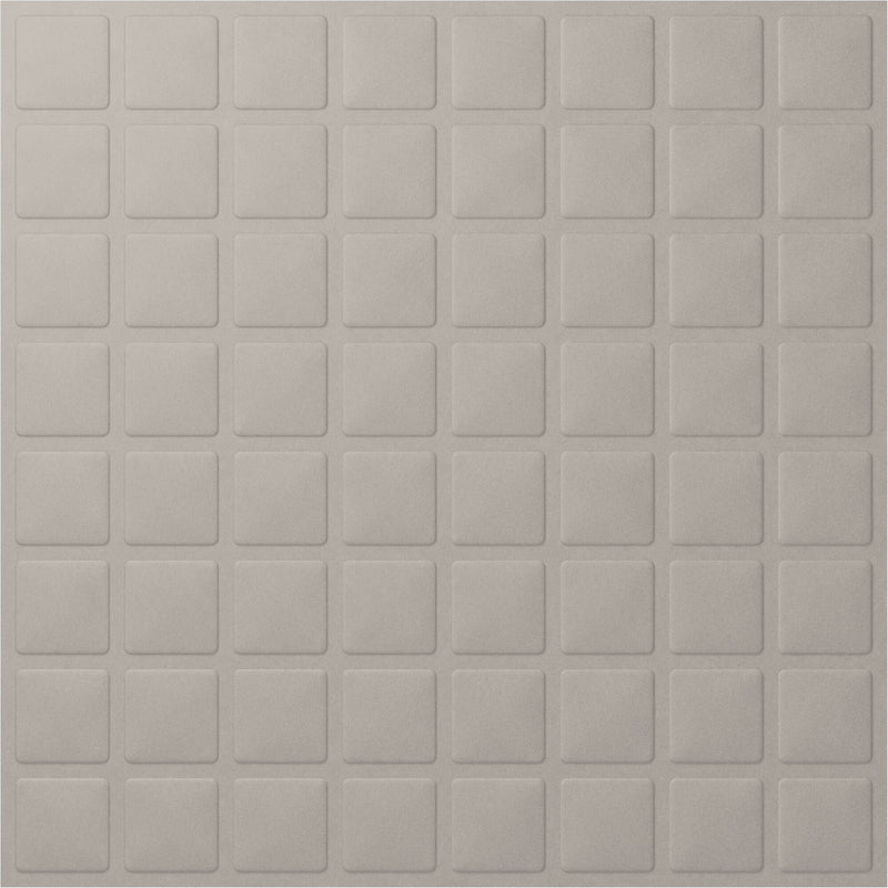 Vicoustic VicWallpaper VMT Square 8 (Light Gray, 23.43 x 23.43 x 0.39", 8-Pack)