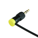 Cable Techniques Low-Profile Right-Angle 3.5mm TRS to Low-Profile Right-Angle TA3M Mini-XLR Cable for Sony (15")