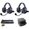 Eartec EVADE XTreme EVXT2 Industrial Full-Duplex Wireless Intercom System with 2 Dual-Ear Headsets (2.4 GHz)