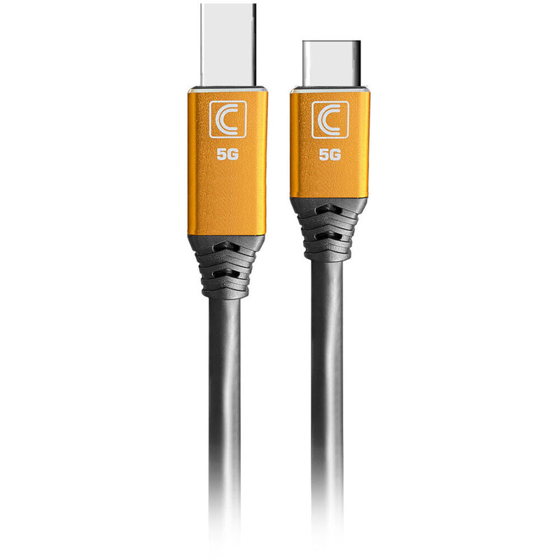 Comprehensive USB-B 3.1 Gen 1 Male to USB-C Male Cable (3')