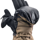 The Heat Company Shell Mittens (Size 12-13, Black)