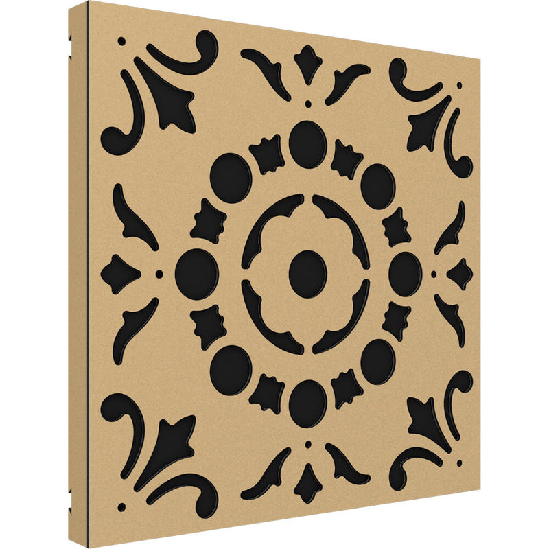 Vicoustic VicPattern Ultra Lotus FR Acoustic Panel (23.43 x 23.43 x 2", Metallic Gold, 3-Pack)