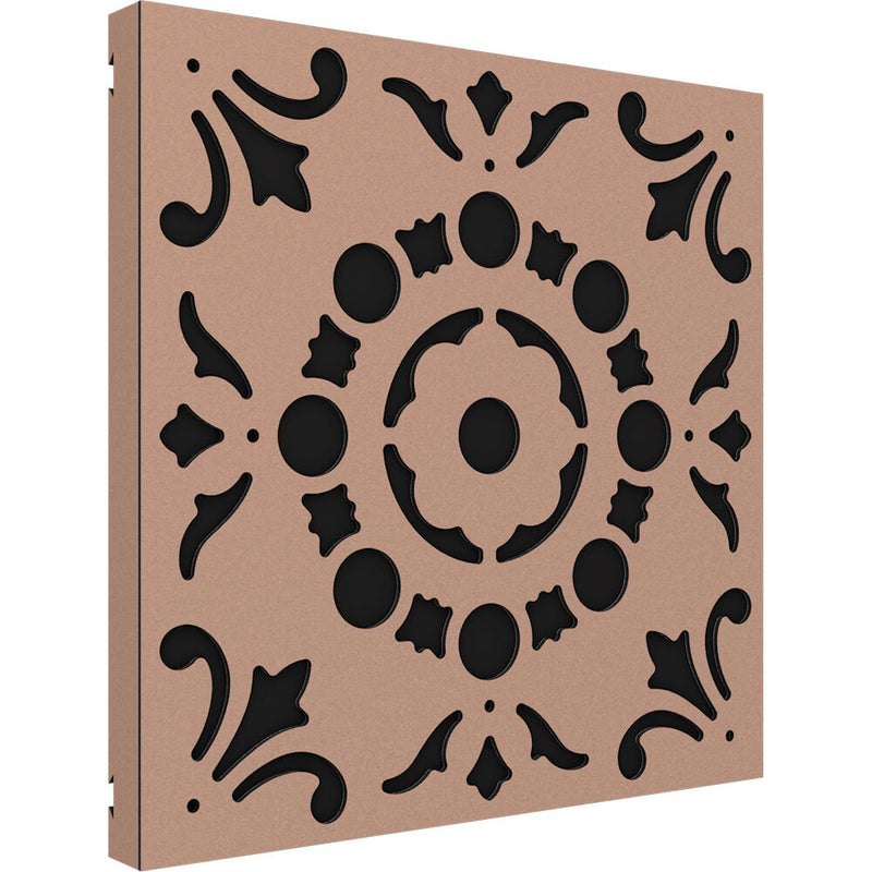 Vicoustic VicPattern Ultra Lotus FR Acoustic Panel (23.43 x 23.43 x 2", Metallic Copper, 3-Pack)