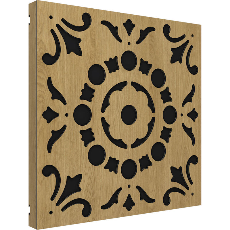 Vicoustic VicPattern Ultra Lotus FR Acoustic Panel (23.43 x 23.43 x 2", Natural Oak, 3-Pack)