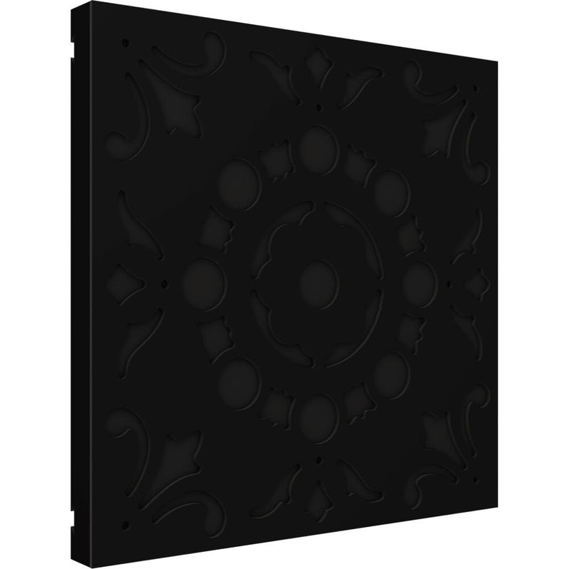 Vicoustic VicPattern Ultra Lotus FR Acoustic Panel (23.43 x 23.43 x 2", Matte Black, 3-Pack)