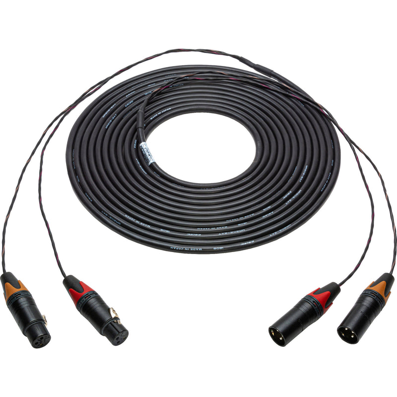 Sescom 2-Channel XLR Male to XLR Female Audio Snake Cable (50')