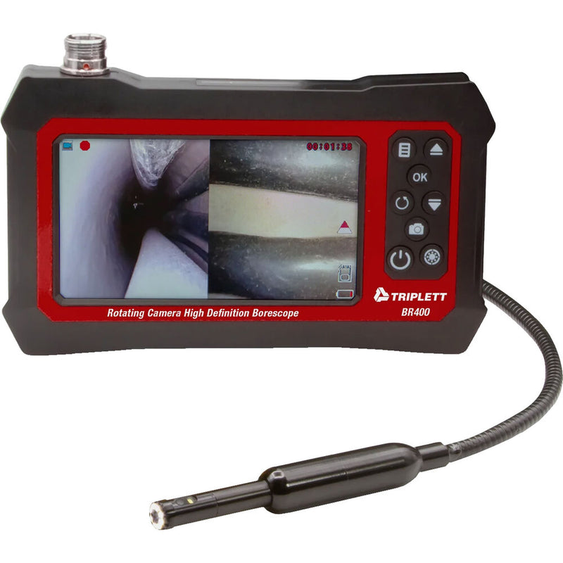 Triplett BRF400 360&deg; Rotating HD Camera Borescope