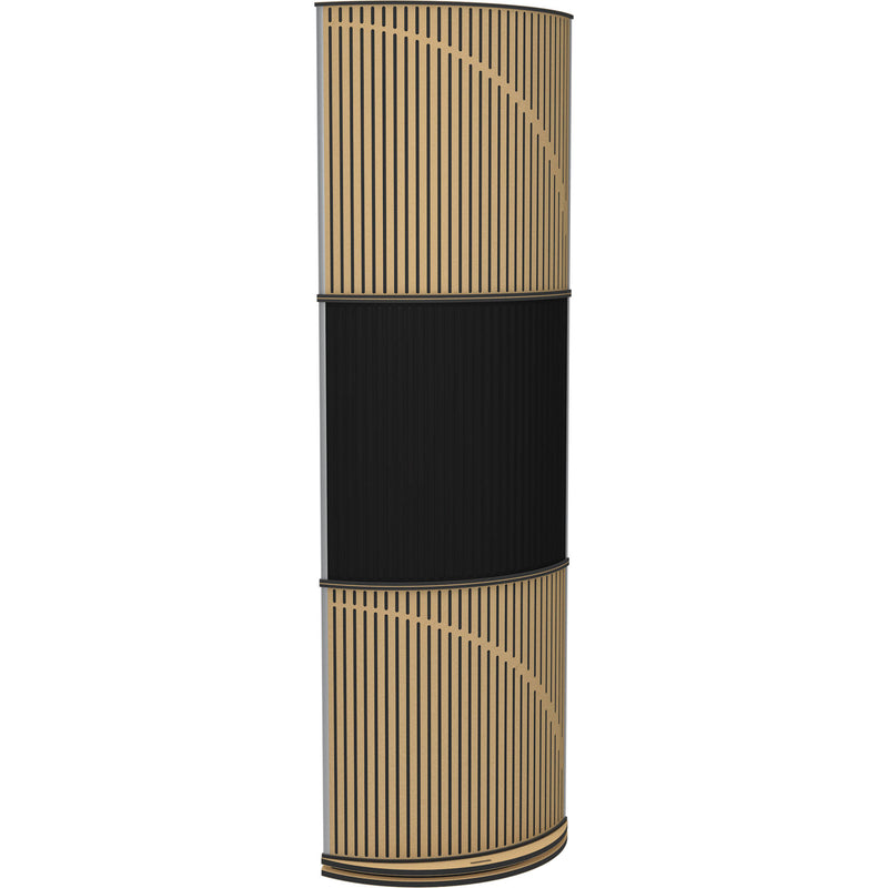 Vicoustic VicTotem Ultra VMT Acoustic Bass Trap (Black Wood with Metallic Gold Ends)